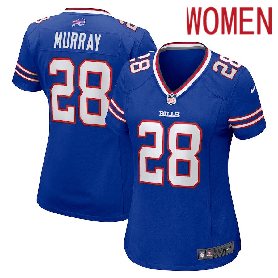 Women Buffalo Bills #28 Latavius Murray Nike Royal Home Game NFL Jersey->women nfl jersey->Women Jersey